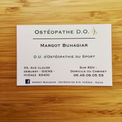 Margot BUHAGIAR - Ostéopathe