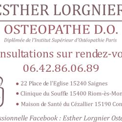 Esther LORGNIER - Ostéopathe