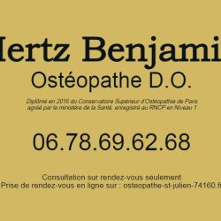 Benjamin HERTZ - Ostéopathe