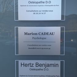 Cabinet libéral ou paramédical - Ostéopathie - Marion DOUBLET Ostéopathe D.O