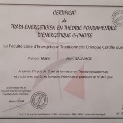 Cabinet libéral ou paramédical - Marie Sauvage  Praticienne en énergétique traditionnelle chinoise non-médecin