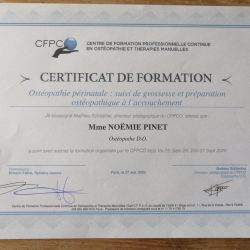 Noëmie PINET - Ostéopathe
