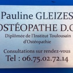 Pauline GLEIZES - Ostéopathe