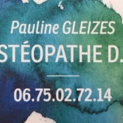 Pauline GLEIZES - Ostéopathe