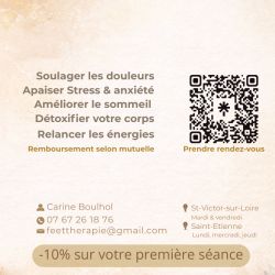 Carine BOULHOL - Réflexologue